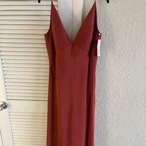 Jenny Yoo Jude English Rose Bridesmaid Dress Size 8